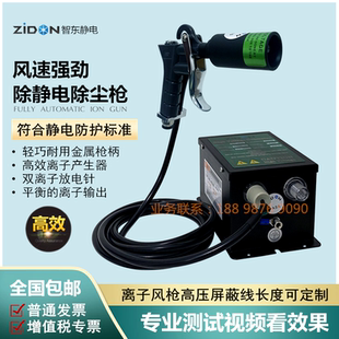 正品 雙離子針高效除靜電除塵槍工業(yè)手動(dòng)靜電噴槍 302C離子風(fēng)槍