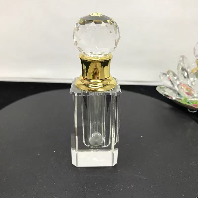 高档奢华K9水晶精油瓶沉香精油瓶5ml定制logo 包装盒分装瓶小空瓶