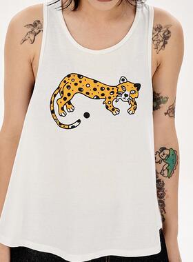 BornToChaos原创休闲宽松工字背心夏季无袖T恤舒适训练背心健身服