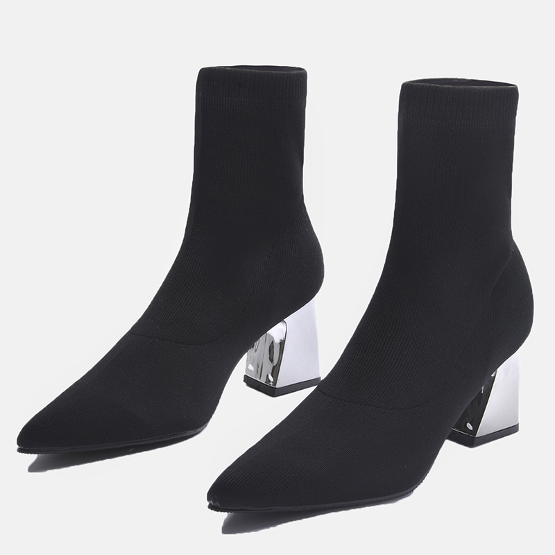 秋冬小码加绒袜韩版针织毛线女鞋