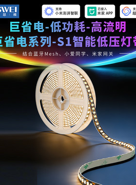 满星思维智能巨省电灯带S1蓝牙mesh2.0已接入米家全光谱双色LED灯