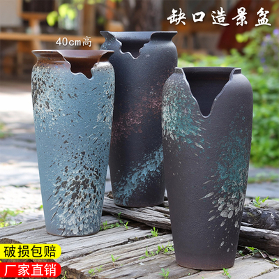 特大号缺口阳台家用多肉悬崖桩盆