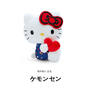 日本代购 扮凯蒂猫哈喽kt猫公仔玩偶娃娃毛绒玩具 装 hellokitty正版