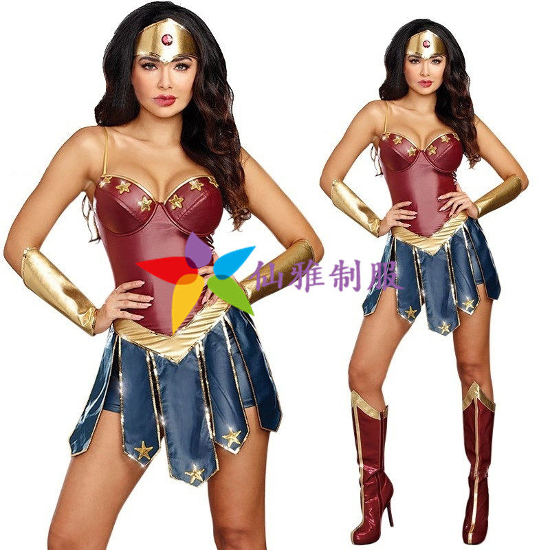 cosplay正义联盟cos神奇女侠女郎服装Wonder Woman 影视成人服装