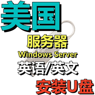 服务器英语英文版 Win 11 10 Server 2025 2022 2019 2016安装U盘