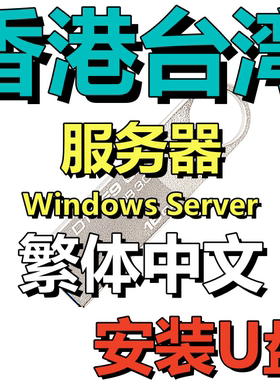 服务器 繁体版 Win 11 10 Server 2025 2022 2019 2016 安装U盘