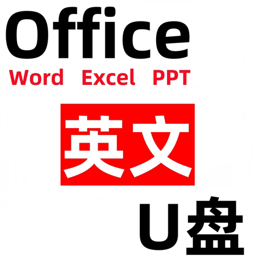 英语英文office/excel/ppt/ps/pdf/windows/10/11系统安装u盘word