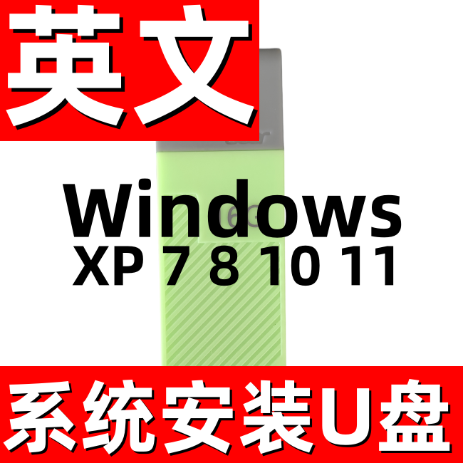 英文 windows win xp 7 8.1 10 11 英语系统安装u盘 纯净版