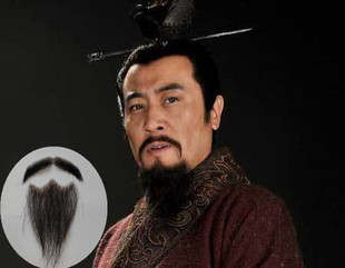 影视仿真胡子刘备胡子古代将军大臣胡子三国演义胡子假胡子道具