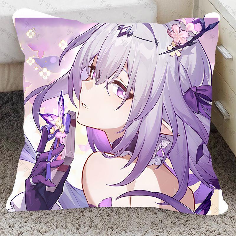 遐蝶可爱方形抱枕定制崩