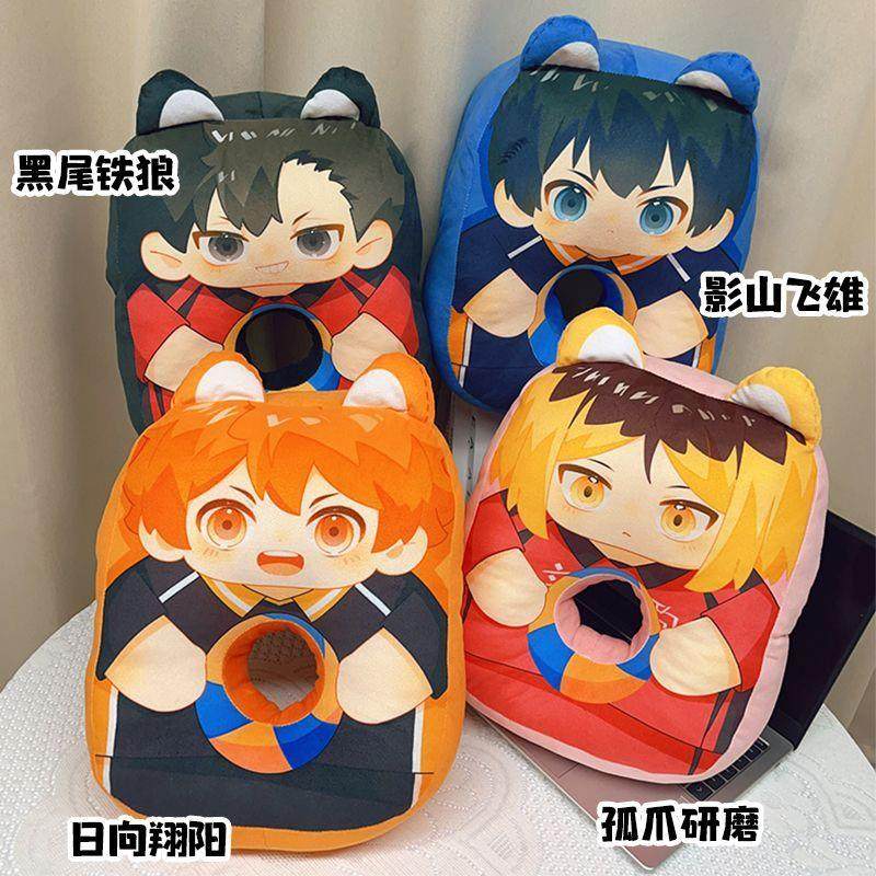 排球少年周边午睡枕趴睡枕头日向翔阳影山飞雄黑尾铁狼生日礼物