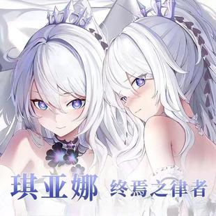 崩琪亚娜等身抱枕二次元长条游戏动漫宅男靠枕定制礼物