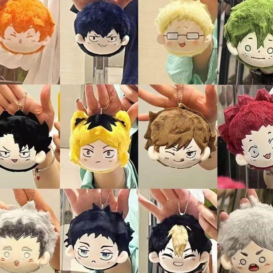 排球少年周边棉花娃娃日向翔阳影山飞雄团子二次元动漫玩偶礼物