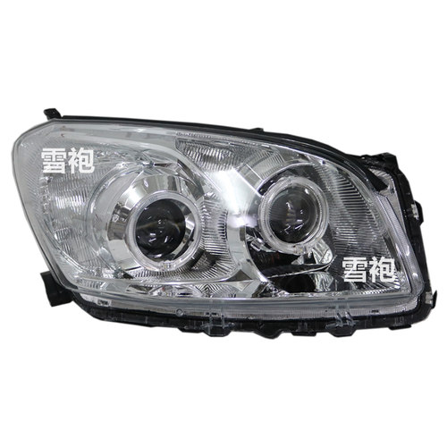 09-12款RAV4大灯总成改装双透镜