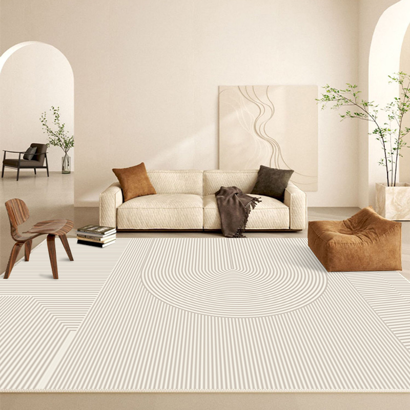 现代简约客厅满铺毯家用卧室床边毯日式原木风地毯衣帽间地垫现货