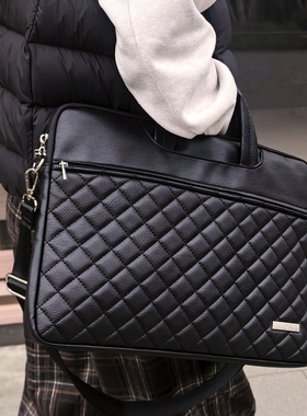 2026新款防水抗震笔记本电脑包上班高级感通勤公文包适用华为苹果matebook air13.3寸14寸15寸16寸笔记本包