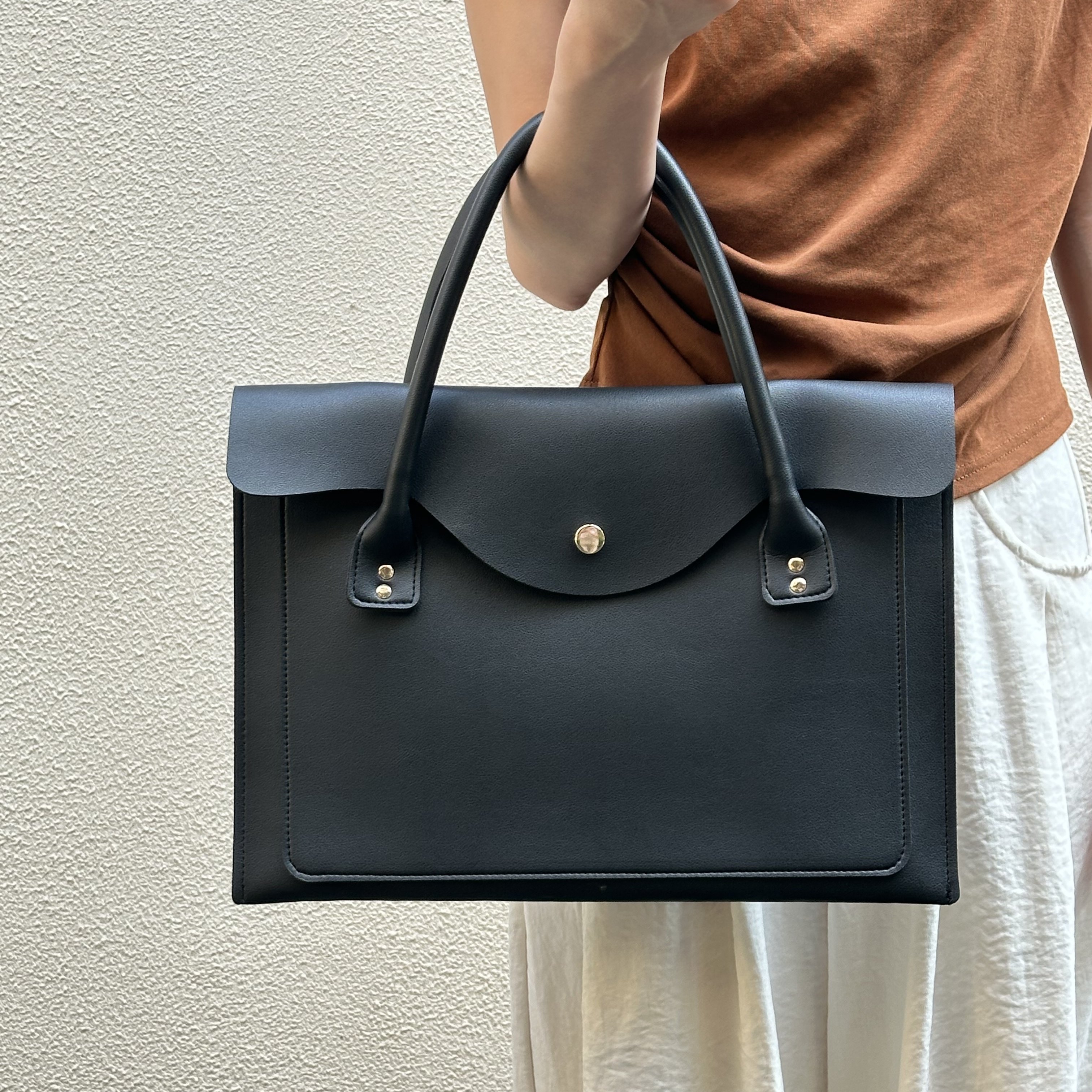 2025新款防水大容量笔记本电脑包适用华为苹果matebook air13.3寸14寸15寸16寸手提包笔记本包上班通勤公文包