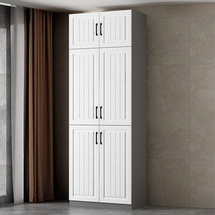 包邮白色阳台储物柜防晒靠墙收纳置物柜飘窗柜大容量杂物柜可定制