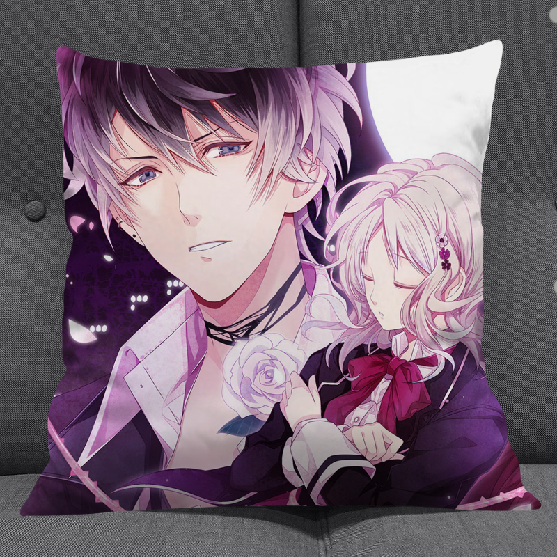 动漫魔鬼恋人贡缎正方形现货抱枕