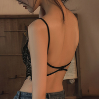 法式性感內(nèi)衣鋼圈u型美背文胸