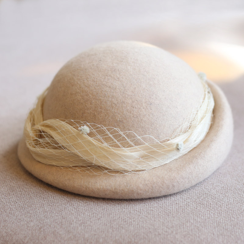 帽子女秋冬贝雷帽画家帽英伦复古羊毛呢小礼帽显脸小防风逛街保暖