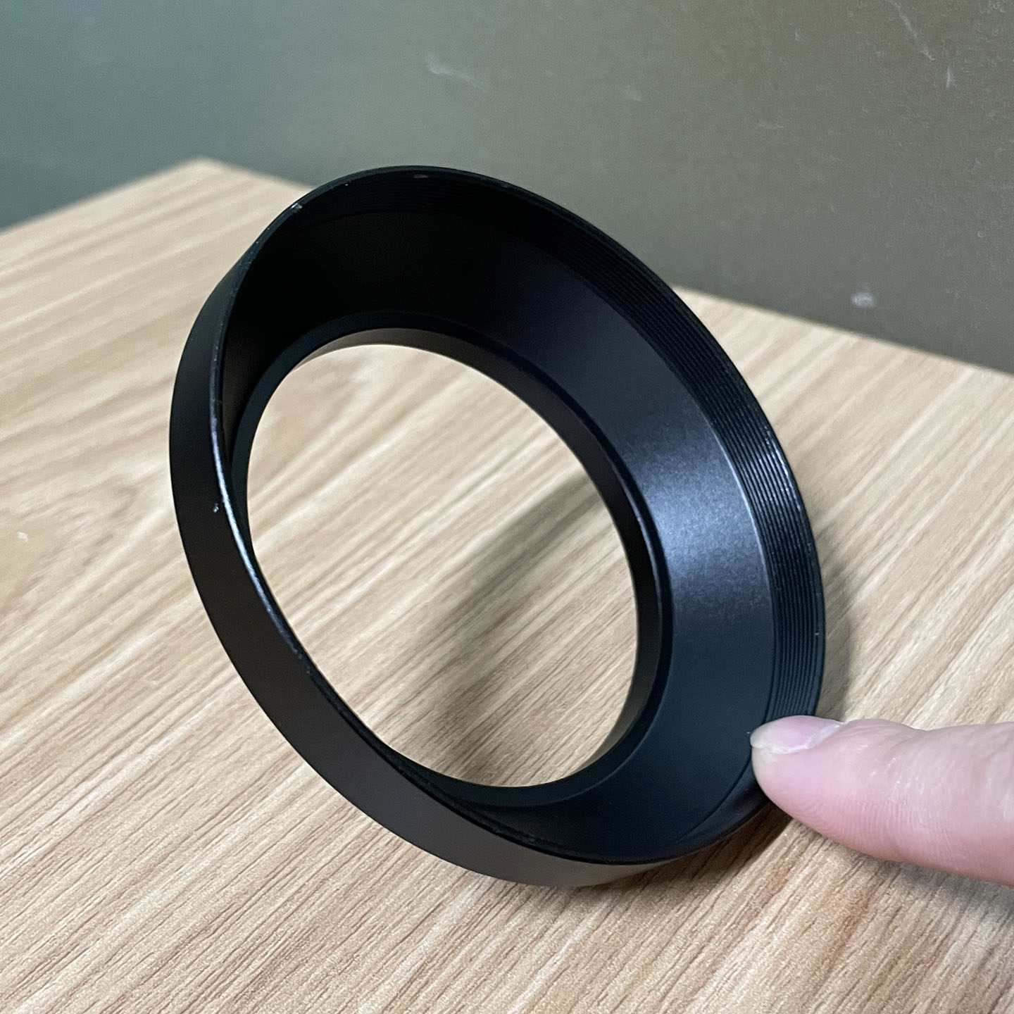 49mm金属广角镜头遮光罩通用罗口遮阳罩适用佳能尼康索尼富士宾得