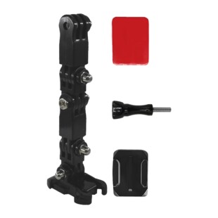 GoPro9/8/7山狗底座3M胶转接头盔下巴支架insta骑行滑雪固定配件