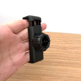 手机夹子三脚架支架配件替换头转接头直播架17mm球头手机夹360度