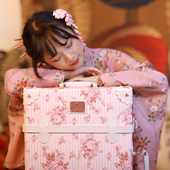 复古行李箱女小清新拉杆箱20寸高颜值登机箱24 26寸超静音旅行箱