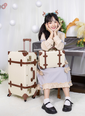 uniwalker日韩复古拉杆箱男女行李箱旅行箱20寸登机箱万向轮皮箱