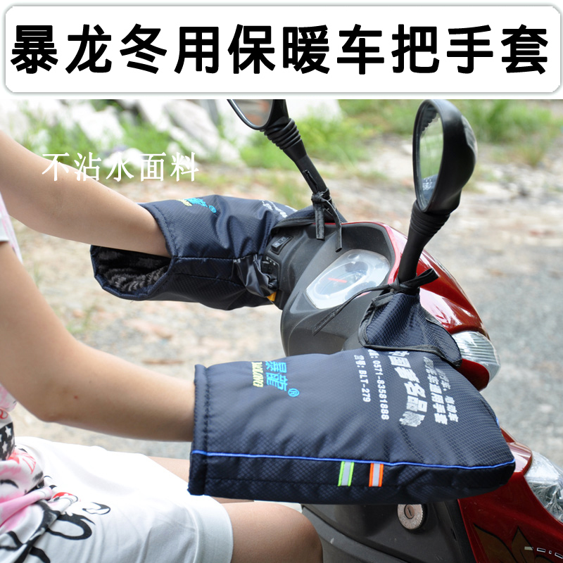 暴龙电动车手套摩托车冬季保暖
