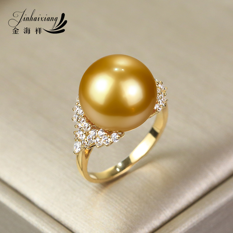 南洋菲律宾海水吉尔德戒指