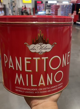 开市客意大利panettone潘娜托尼经典意式黄油果干大蛋糕1kg圣诞节