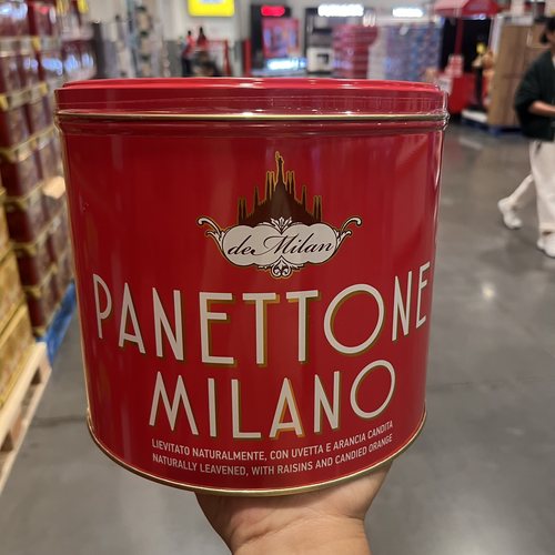 开市客意大利panettone潘娜托尼经典意式黄油果干大蛋糕1kg圣诞节