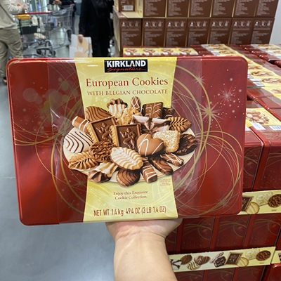 科克兰什锦巧克力饼干礼盒1.4kg