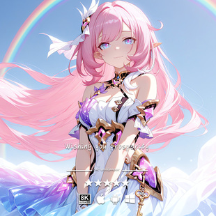 27二次元 爱莉希雅 游戏动漫手机平板电脑高清壁纸 崩坏3 4K8K壁纸