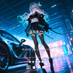 游戏动漫 崩坏星穹铁道 二次元 4K8K手机平板电脑高清壁纸 流萤