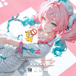 游戏动漫 崩坏星穹铁道 二次元 4K8K手机平板电脑高清壁纸 风堇