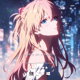 游戏动漫8K手机平板电脑高清壁纸 03二次元 新世纪福音战士 明日香