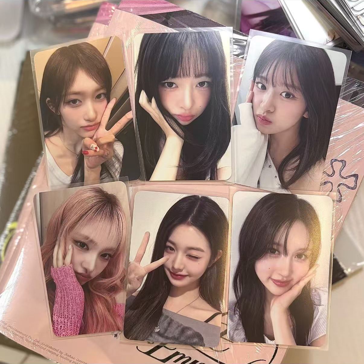 【国现】ive芙 ms签售特典 ms上海签售特典 中文卡背 张元英 圆