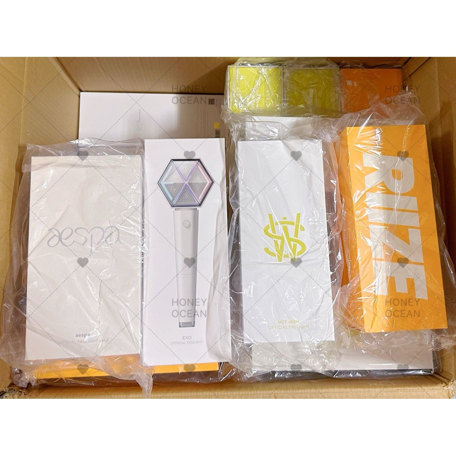 【国现】EXO 应援棒 3.0ver 爱丽棒 FANLIGHT 可中控 带小卡 官方