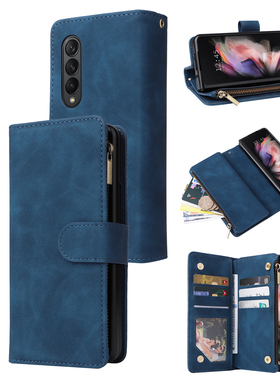 多卡钱包款皮套苹果17适用iphone14pro 15拉链手机皮套13 xsmax挂绳16纯色插卡套12promax XR翻盖皮套7plus