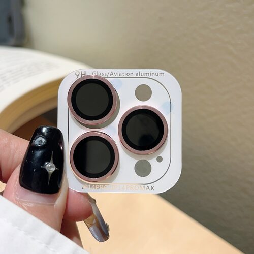 适用苹果CD纹高清玻璃镜头膜