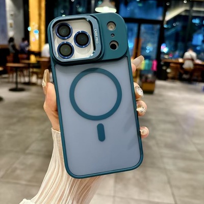 适用苹果16promax支架磁吸手机壳