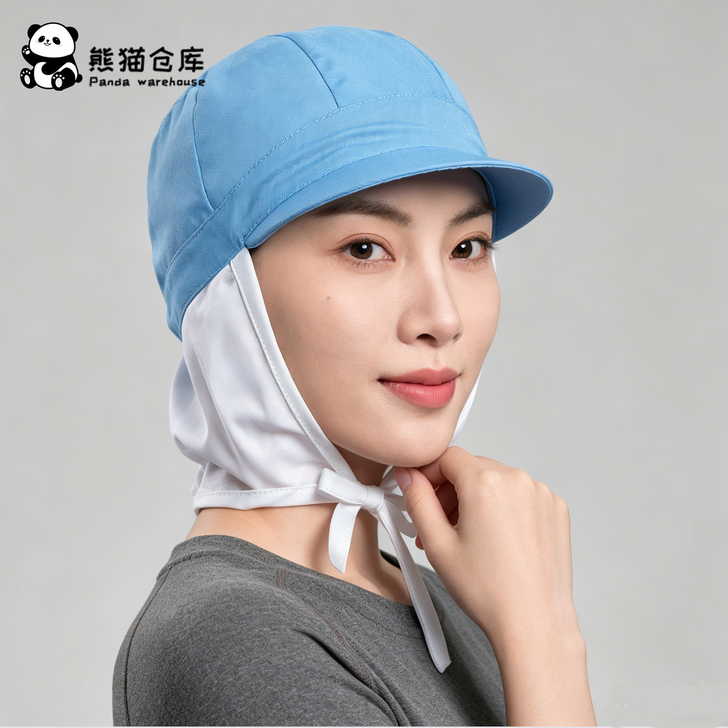 食品厂车间工作帽子网帽男女防尘头部防护用品