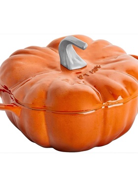 法国进口Staub珐琅铸铁锅24cm公鸡锅煲汤炖锅妈咪锅南瓜龙年限定