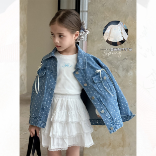 内搭中大童修身 女童T恤25春秋季 白色打底衫 儿童洋气长袖 上衣 新款