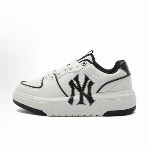 MLB Chunky Liner PU低帮 板鞋 男女同款 白色