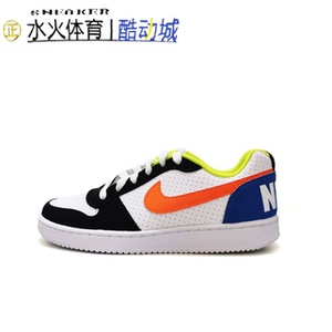 Nike耐克 Court Borough Low Gs 女子白橙低帮休闲板鞋DV9113-181