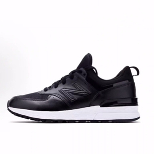 New Balance NB 574 Sport 低帮 生活休闲鞋 女款 黑色 B宽